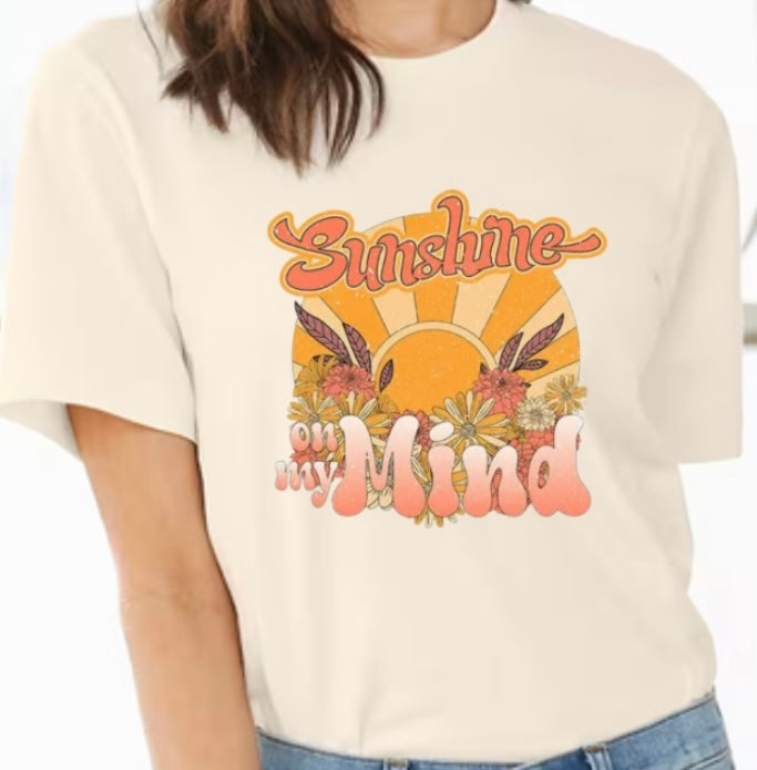 Sunshine On My Mind Natural Ivory T-Shirt