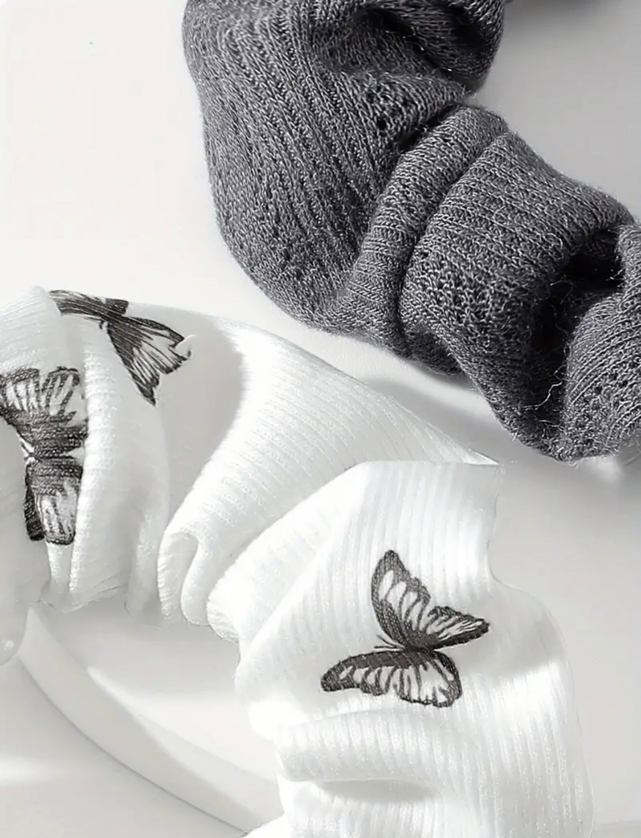 Butterfly Print Scrunchies- 2 pcs