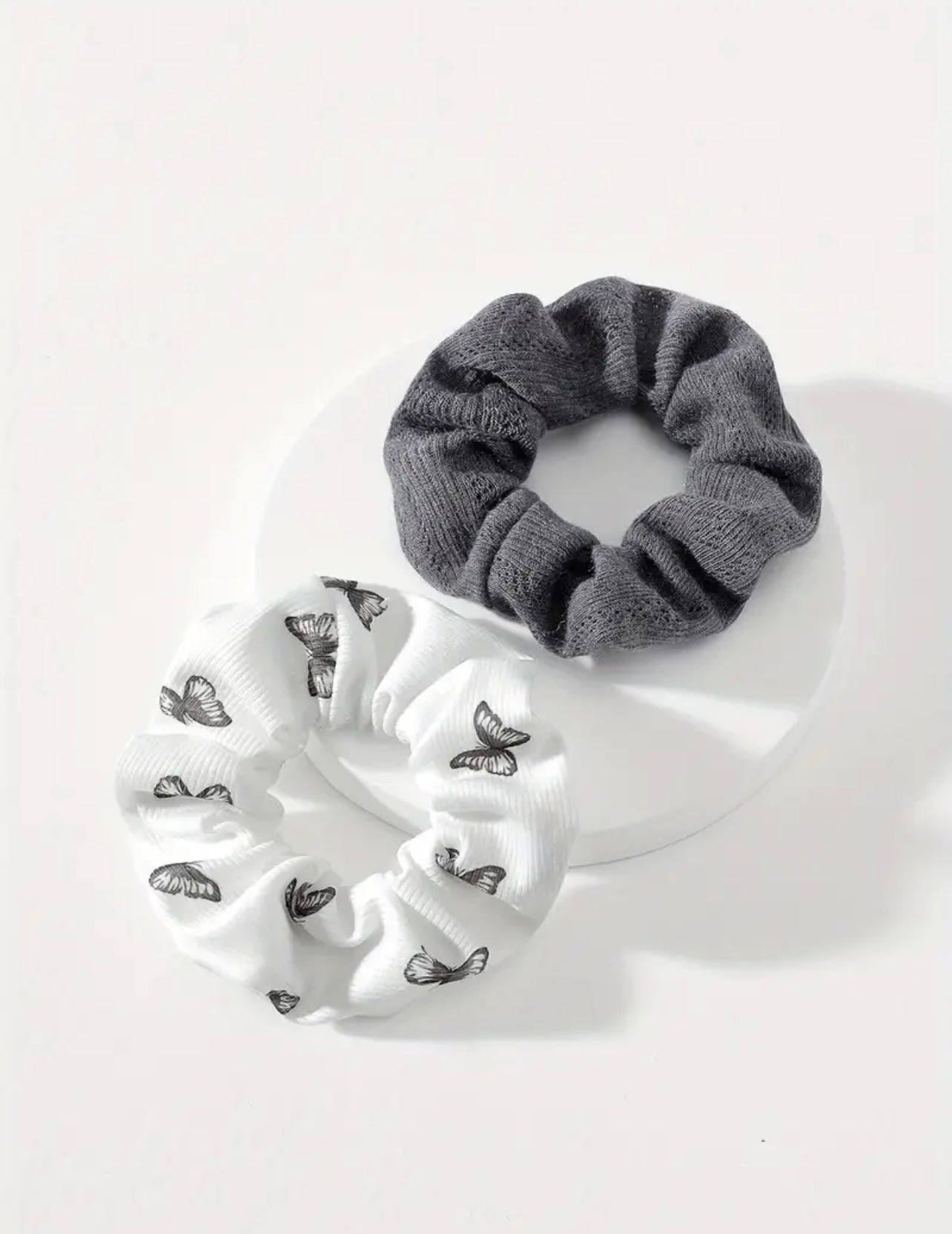 Butterfly Print Scrunchies- 2 pcs