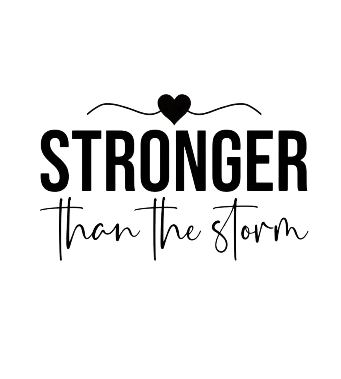 Stronger Than the Storm Pink T-Shirt