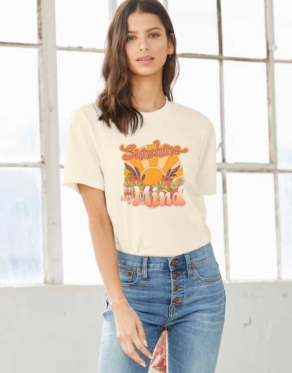 Sunshine On My Mind Natural Ivory T-Shirt