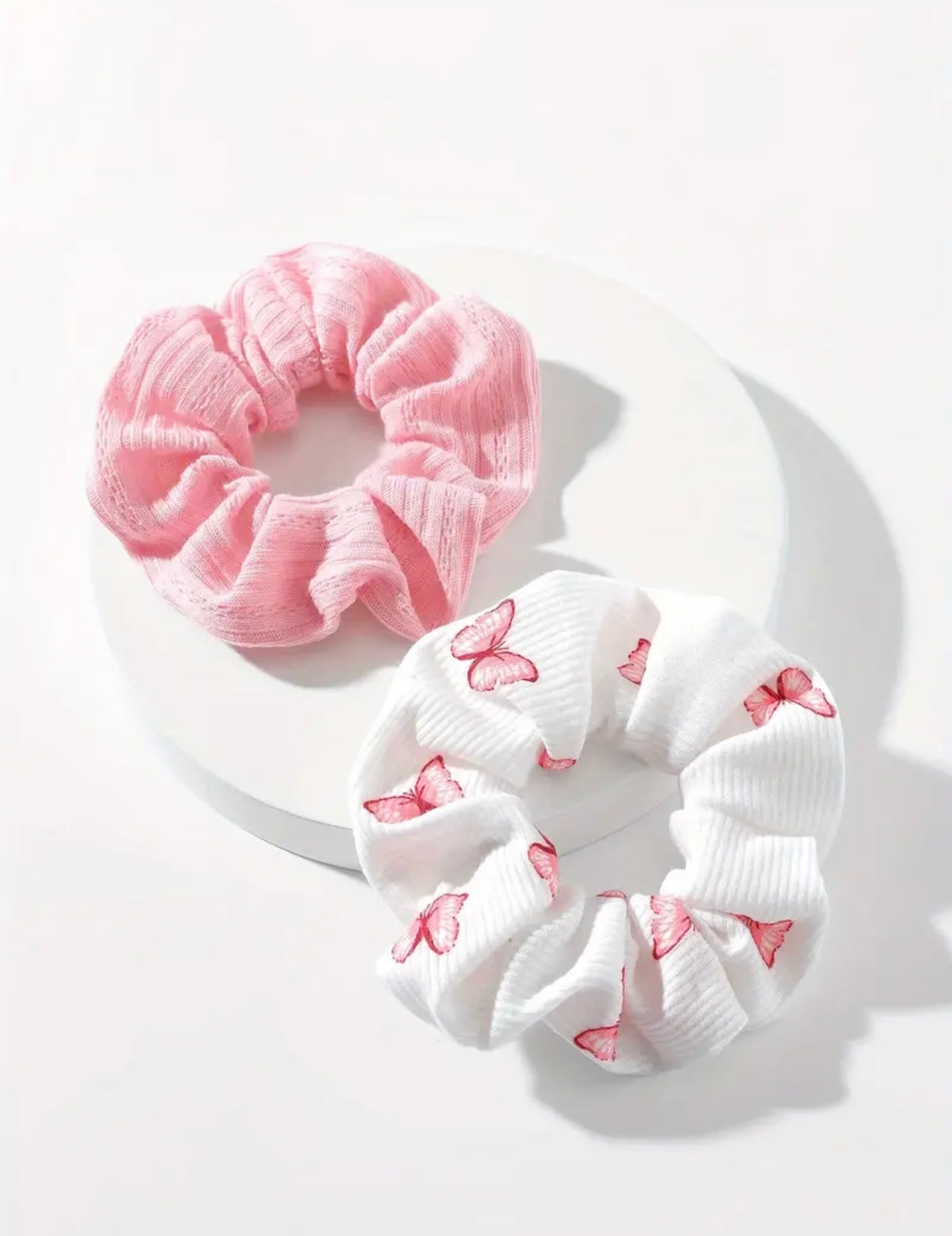 Butterfly Print Scrunchies- 2 pcs