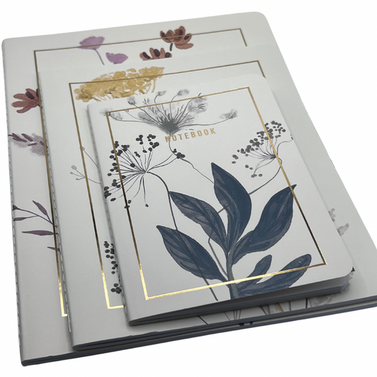 Floral print- saddle stitch binding notepads