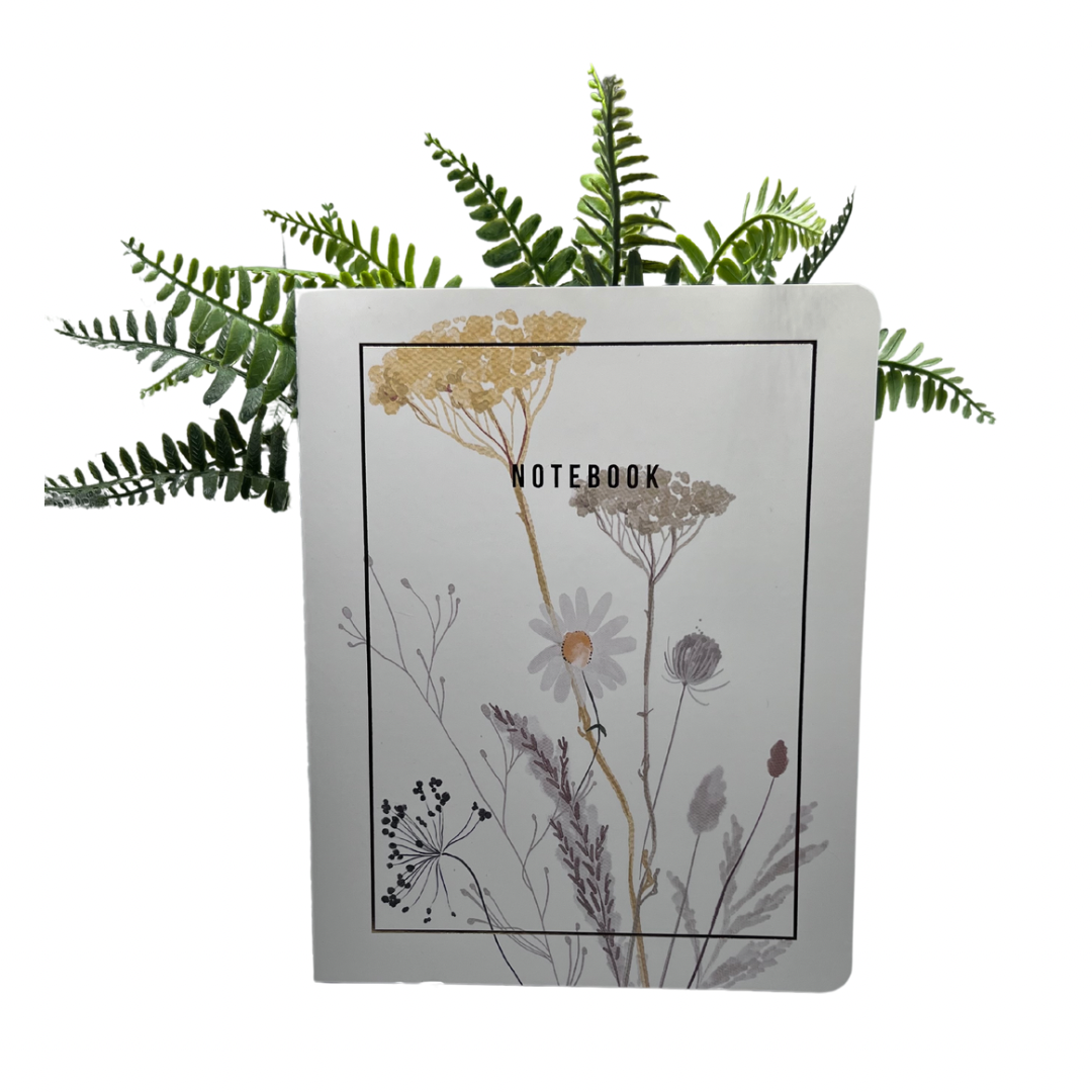 Floral print- saddle stitch binding notepads