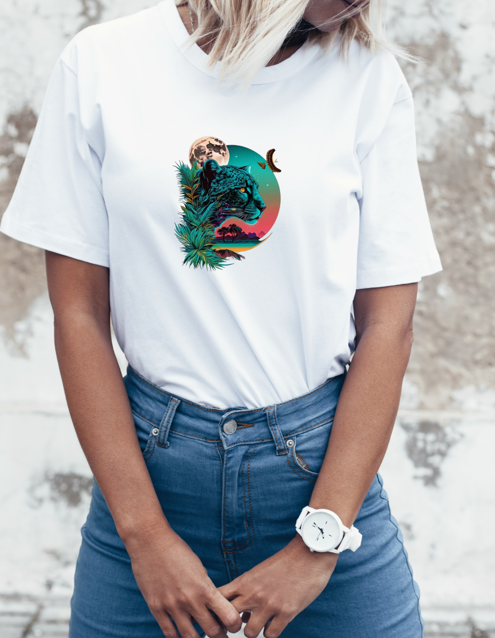 Jungle Night White T-Shirt